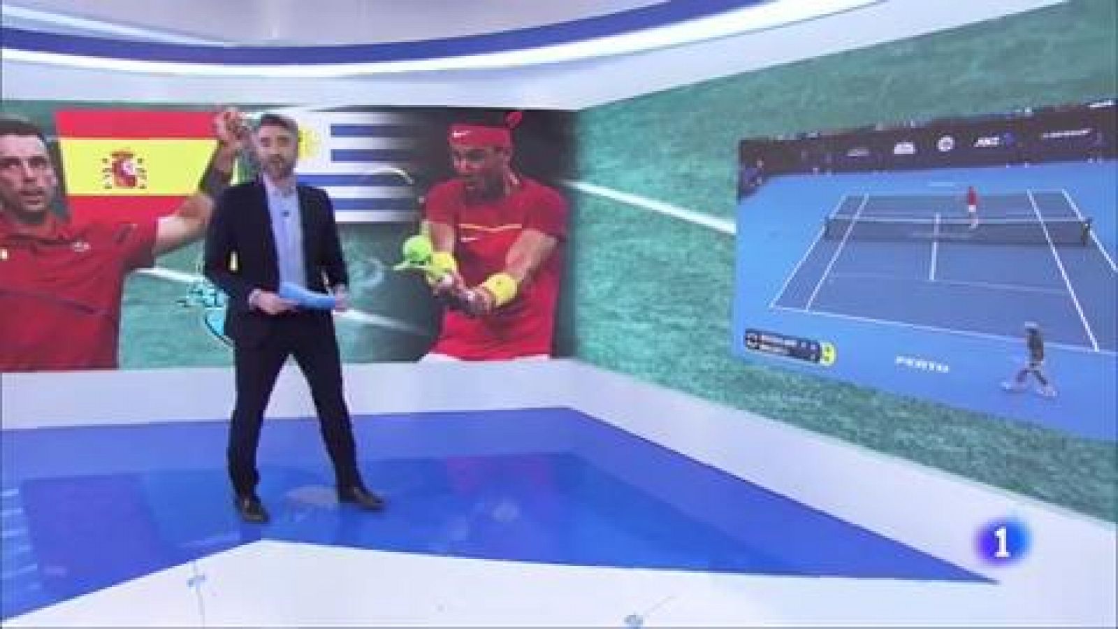 Telediario 1: España sigue con pleno de victorias a costa de Uruguay | RTVE Play