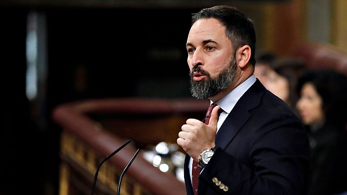 Abascal reitera que el gobierno de Sánchez será "ilegítimo" y le acusa de estar avalado por ETA