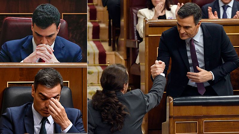 Pedro Snchez, investido a la tercera como presidente del Gobierno