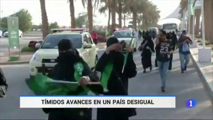 Telediario 1 - La Supercopa en Arabia Saudí pone el foco en los derechos humanos