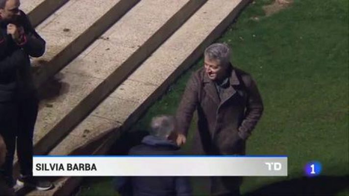 Telediario 1 - José María Giménez: "A su edad, Cavani tiene un físico increíble"