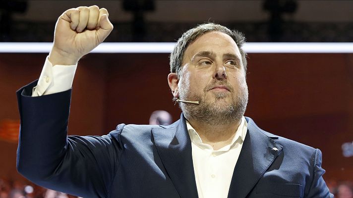 Telediario 1 - Oriol Junqueras, elegido vicepresidente del grupo de los Verdes en el Parlamento Europeo