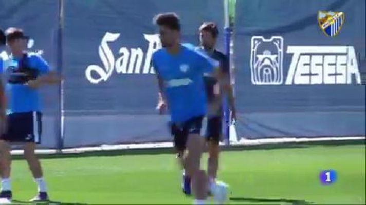 Telediario 1 - El Málaga destituye a Víctor Sánchez tras la difusión de un vídeo sexual suyo