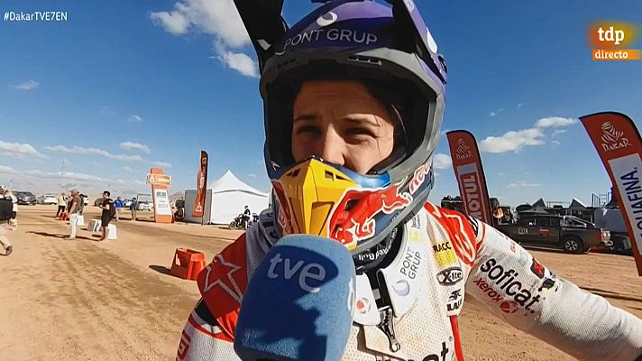 Laia Sanz: "Los primeros cien kilómetros han sido una locura"