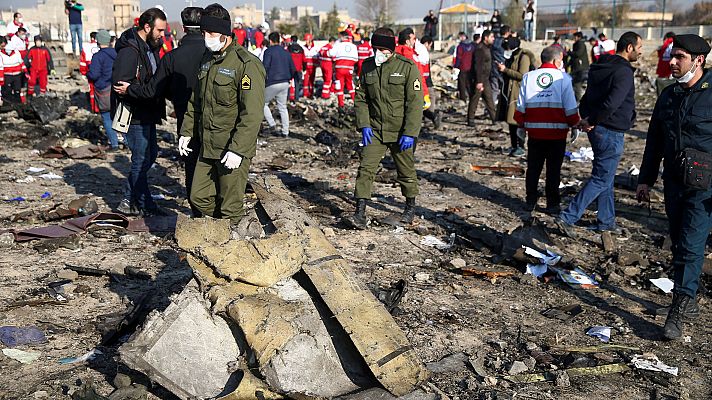 Mueren 176 personas al estrellarse un avión ucraniano en Irán