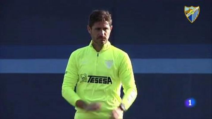 El Málaga, ya sin Víctor Sánchez del Amo, vuelve a los entrenamientos
