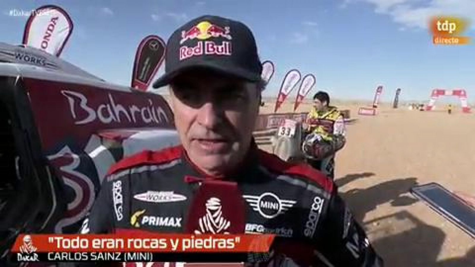 Carlos Sainz: "Muy pocas veces había hecho una etapa en el Dakar tan difícil"