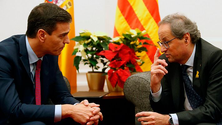 Sánchez y Torra hablarán este jueves por teléfono antes de la primera reunión de la mesa de negociación