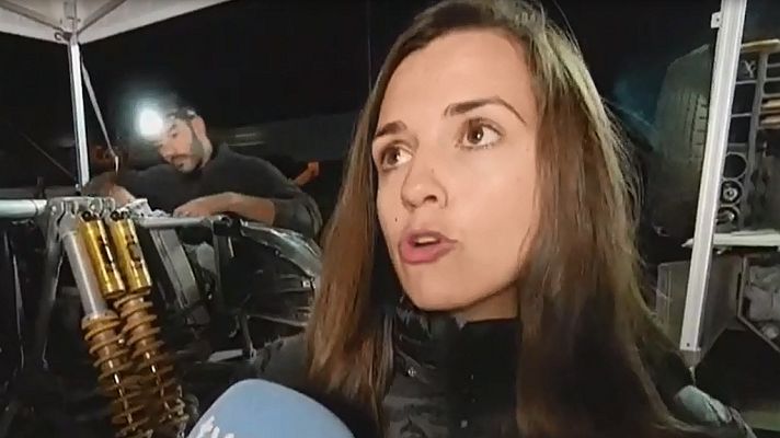Dakar - Cristina Gutiérrez: "Estamos solucionando los problemas"