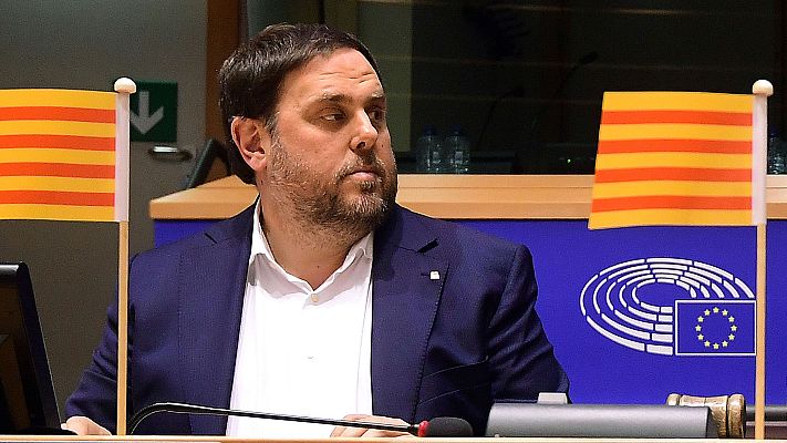 Telediario 1 - El Supremo mantiene en prisión a Junqueras y comunica al Parlamento Europeo que no tiene inmunidad