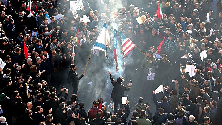 Telediario 1 - El anuncio de sanciones a Irán por parte de EE.UU. rebaja la tensión, pero siguen las desconfianzas