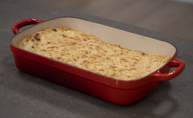 RTVE Cocina - "Lasaña con gambas, langostinos y merluza" de Dani García