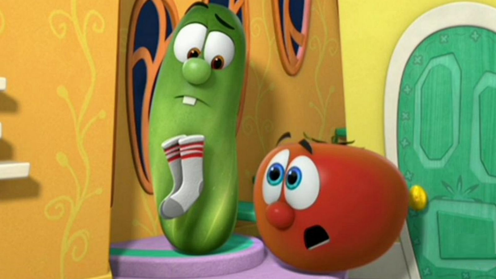 Veggie Tales en casa en inglés - Bob and Larry getting angry - RTVE.es