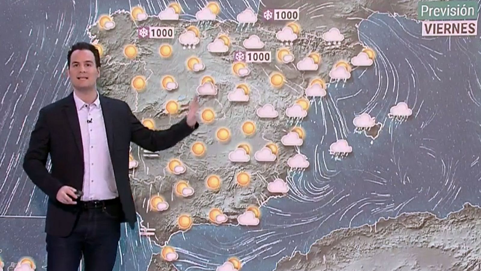Descenso generalizado de temperaturas y lluvias débiles en el norte peninsular