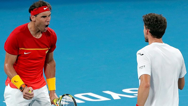 España logra una remontada épica en el dobles ante Bélgica para meterse en 'semis'