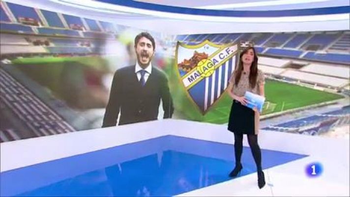 Telediario 1 - El Málaga negocia con Víctor Sánchez del Amo 'una salida amistosa'