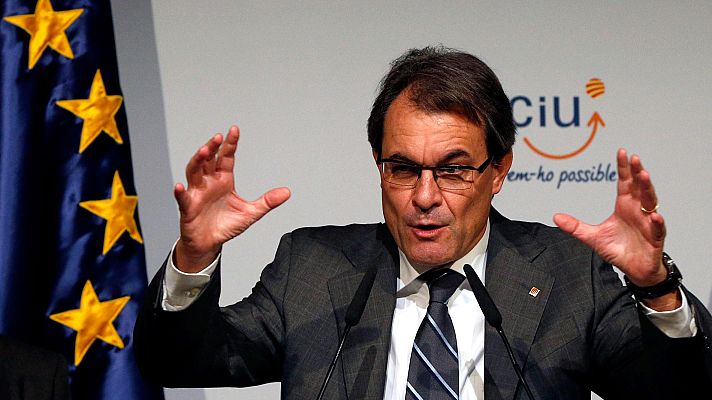 Telediario 1 - La Guardia Civil acredita la "contabilidad paralela" de CDC con las donaciones a sus fundaciones