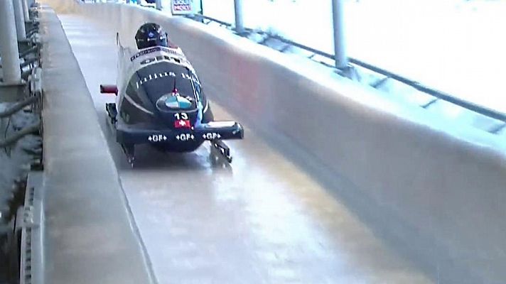 Bobsleigh A-2 masculino - Copa del Mundo. 2ª manga. La Plagne (Francia)