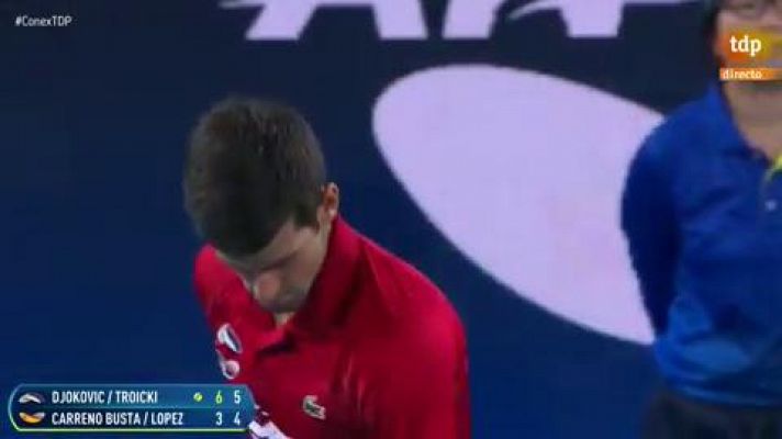 Serbia gana la Copa ATP cerrando el set con un juego en blanco