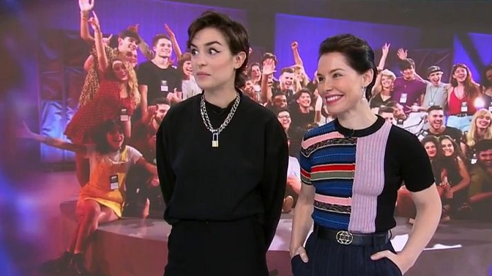 Telediario 1 - Natalia y Soraya aconsejan a los candidatos de 'OT'