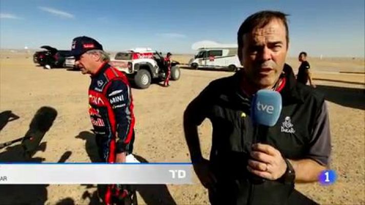 Telediario 1 - El Dakar, conmocionado por la muerte del motorista  Paulo Gonçalves en la séptima etapa