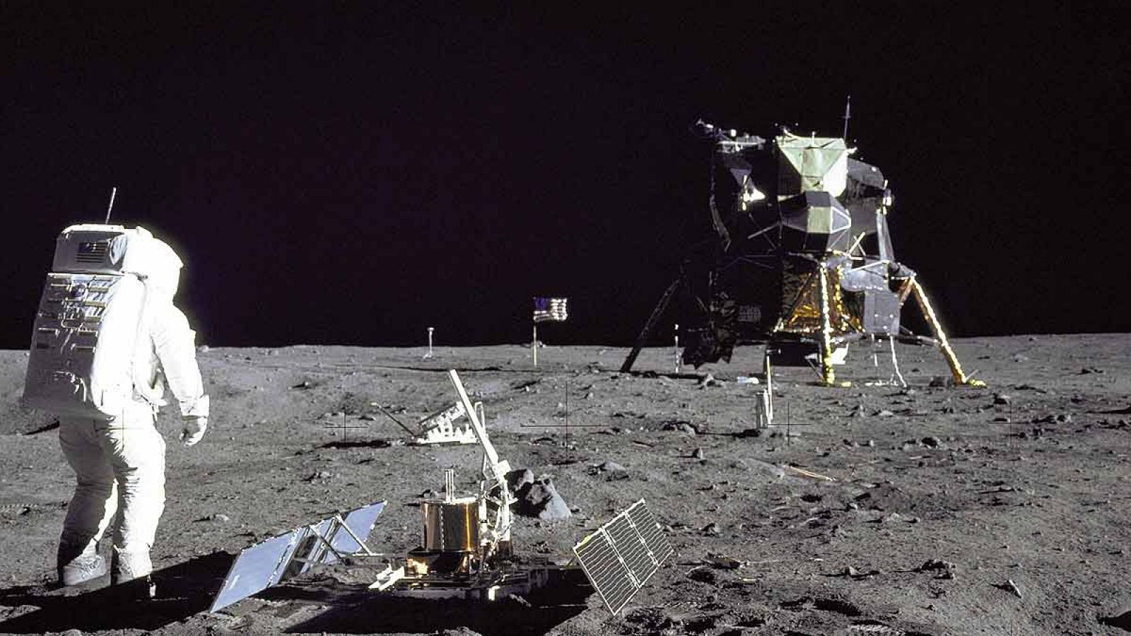 50 aniversario de la llegada a la Luna - El paseo lunar y el regreso a la Tierra del Apollo 11 - RTVE.es - Archivo TVE | Ver