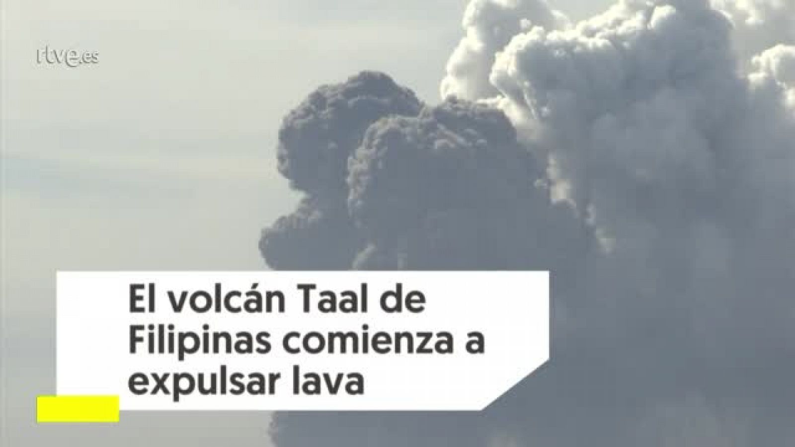 La ceniza del volcán Taal cubre el cielo de Manila