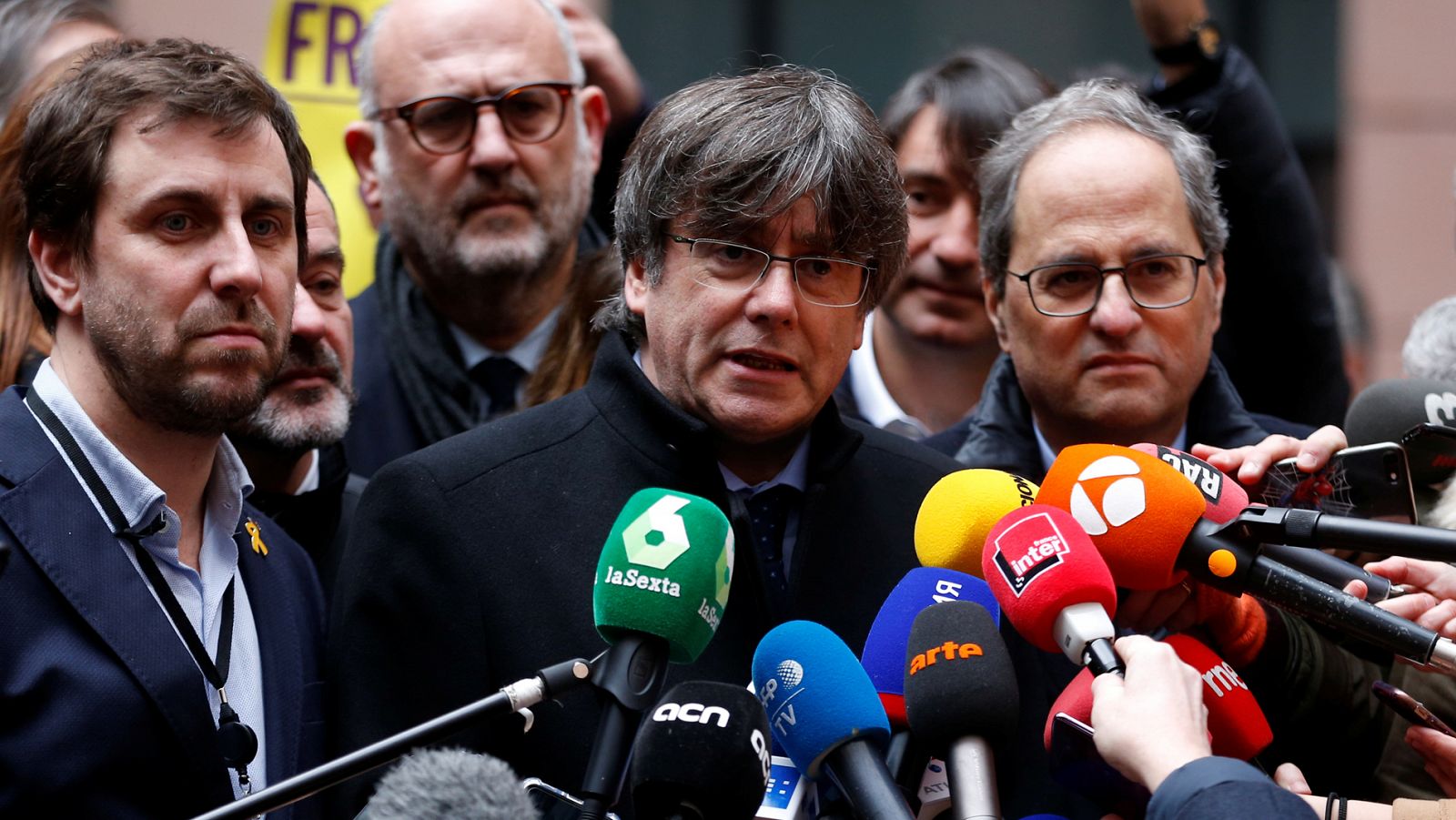 Puigdemont, antes de recoger su acta de eurodiputado: "La crisis catalana ha impactado en los cimientos de la UE"