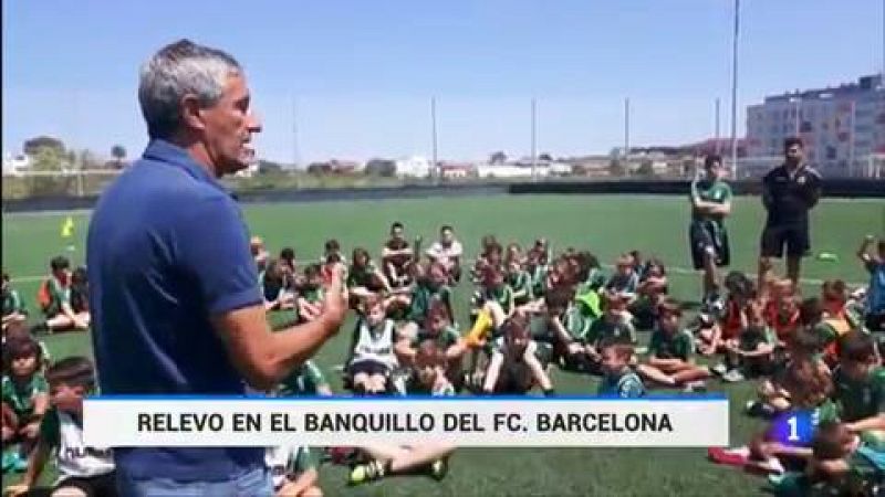 Quique Setién sustituye a Valverde como técnico del Barça