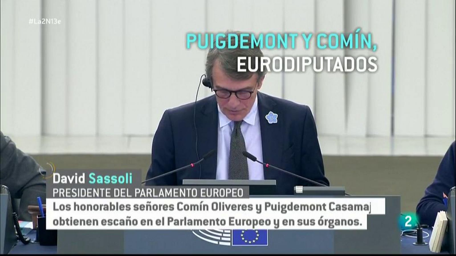 Puigdemont y Comín: eurodiputados