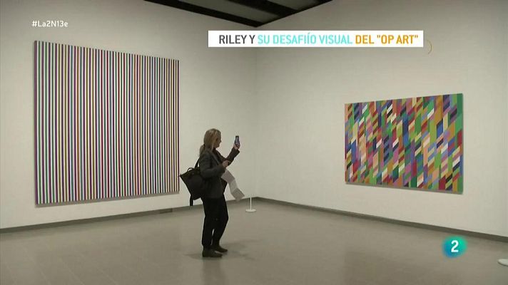 La 2 Noticias - Riley y du desafío visual: Op Art