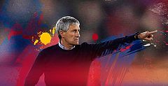 Setién, un enamorado del fútbol de toque, para reconducir al Barça