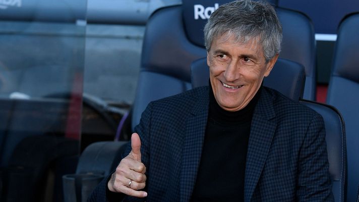 Telediario 1 - Setién quiere imprimir al Barça su filosofía de "jugar bien al fútbol"