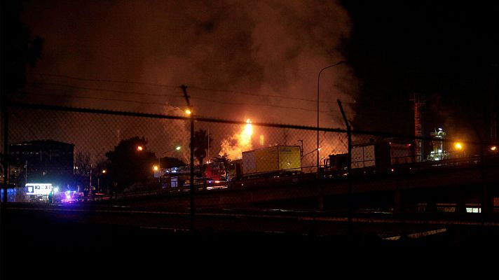 Torra informa de que la explosión de la petroquímica en Tarragona no ha causado nube tóxica