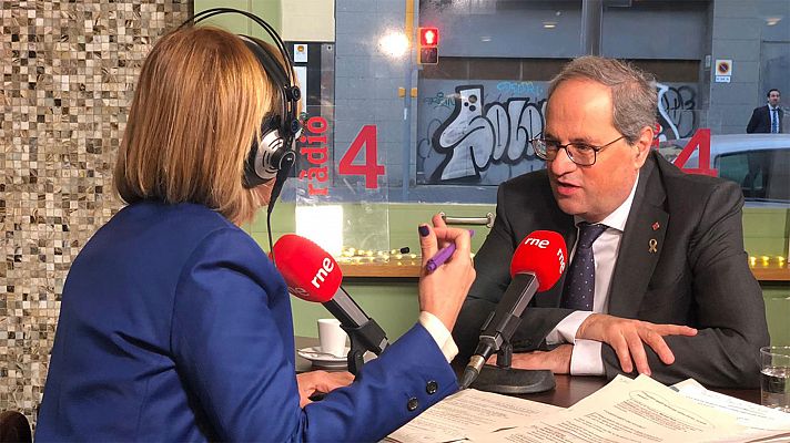 Torra asume que habrá elecciones si el Supremo lo inhabilita como presidente y el Parlament lo acepta