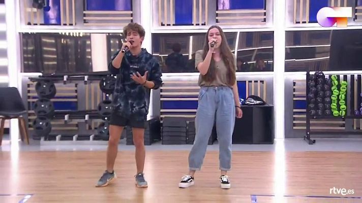 OT 2020 - Nick y Eva interpretan "Little Talks" - Primer pase de micro