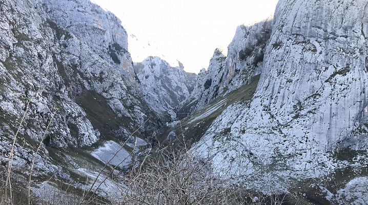 Nos subimos en el funicular de Bulnes (Asturias)