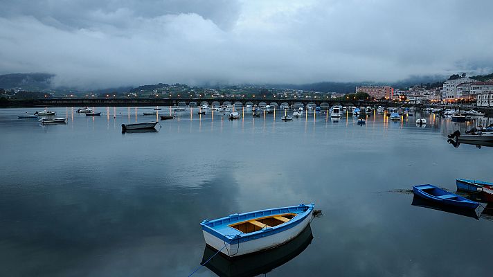 Precipitaciones fuertes en el oeste de Galicia