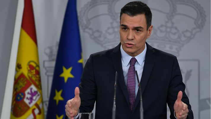 Telediario 1 - Según el CIS el PSOE mejora y PP y VOX descienden