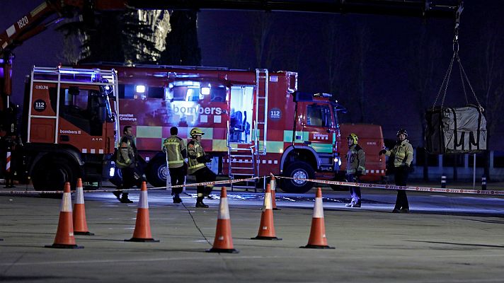 Los bomberos estudian cómo retirar el óxido de propileno