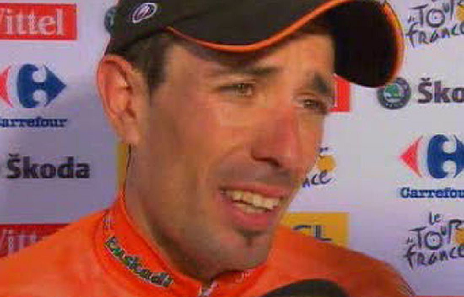 Astarloza ha dedicado el triunfo de la decimosexta etapa a todo su equipo.