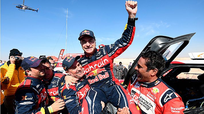 Carlos Sainz se convierte en tricampeón del Dakar