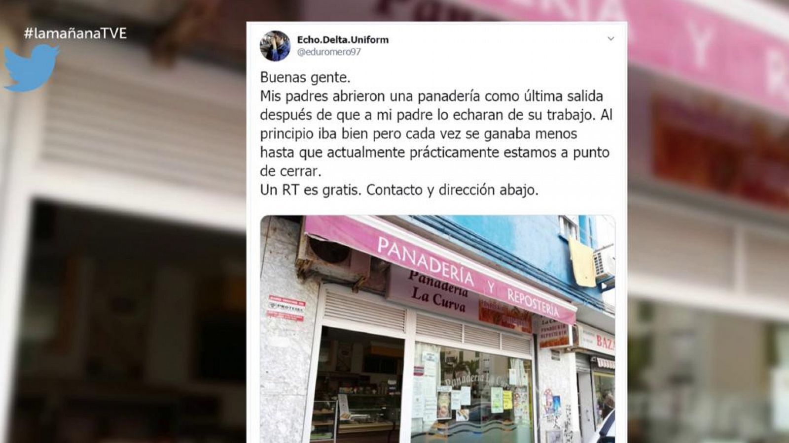 ¡Salva la panadería de sus padres gracias a Twitter! - RTVE.es