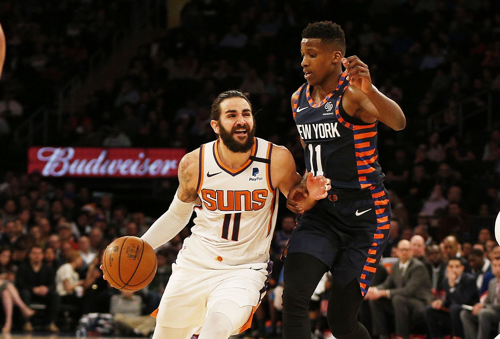 El 'papá' Ricky Rubio roza el triple-doble ante los Knicks