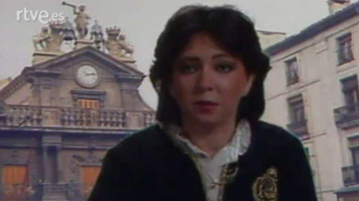 TeleNavarra presentado por Alicia Gómez Montano (1983)