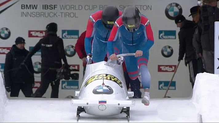 Bobsleigh A-2 masculino - Copa del mundo 1ª manga Innsbruk (Austria)