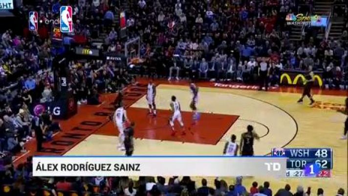 Telediario 1 - Marc Gasol e Ibaka brillan en la victoria ante los Wizards