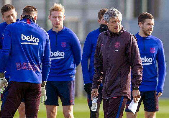 Telediario 1 - Setién llama a Riqui Puig, Ter Stegen y Arthur en su primera lista