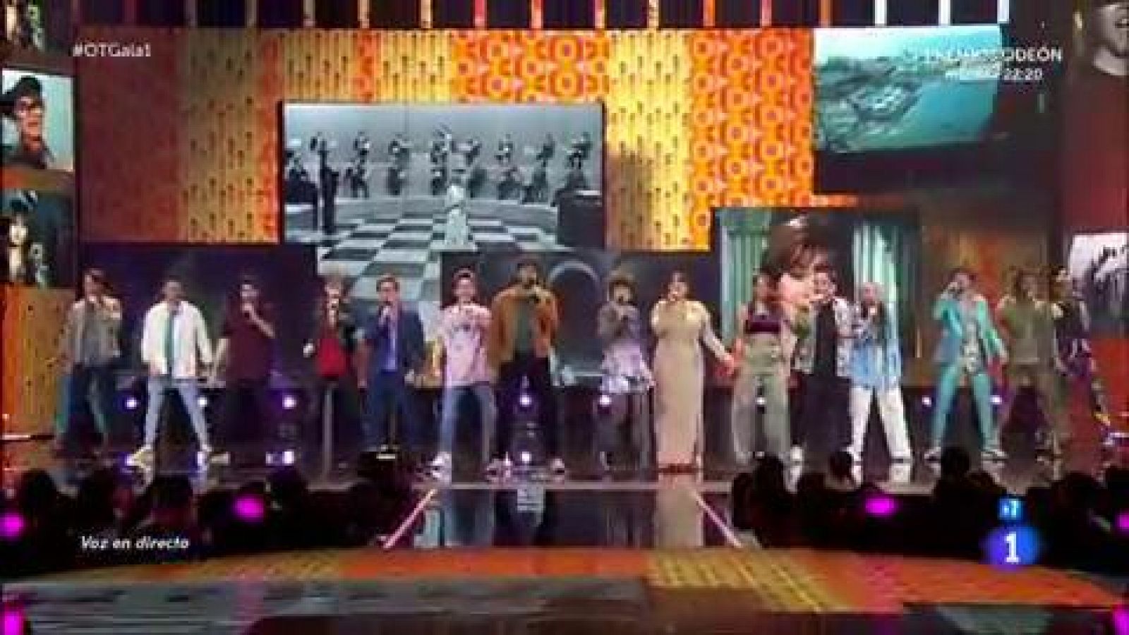 OT 2020 - Canción grupal "Estando contigo", "Mare Nostrum" y "Tómbola" de Marisol en la Gala 1 de Operación Triunfo 2020