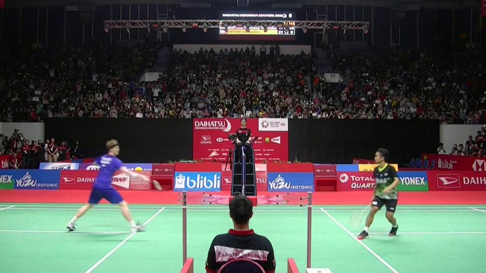 Bádminton - Indonesia Masters Final Individual masculina: A.S. Ginting - A. Antonsen - RTVE.es